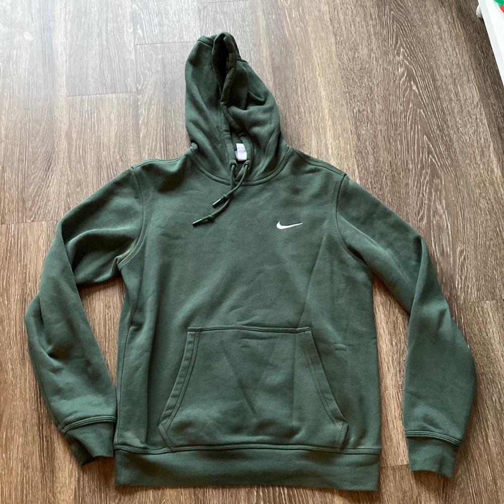 Green Nike Hoodie - Medium